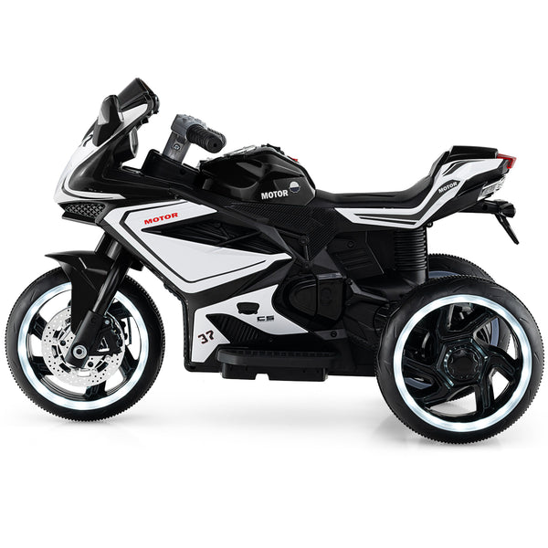 Kids Ride on Motorcycle 6V Battery Powered Mini Electric Motorbike with LED Lights
