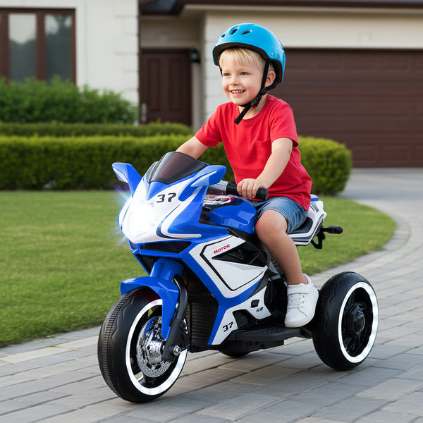 Kids Ride on Motorcycle 6V Battery Powered Mini Electric Motorbike with LED Lights