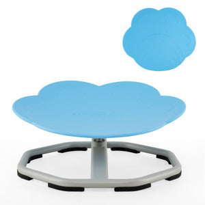 Kids Sensory Swivel Chair Cat Claw 360° Spinning Chair with Non-Slip Metal Base-Blue