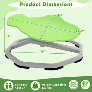 Kids Sensory Swivel Chair Elephant 360Â° Spinning Chair with Non-Slip Metal Base