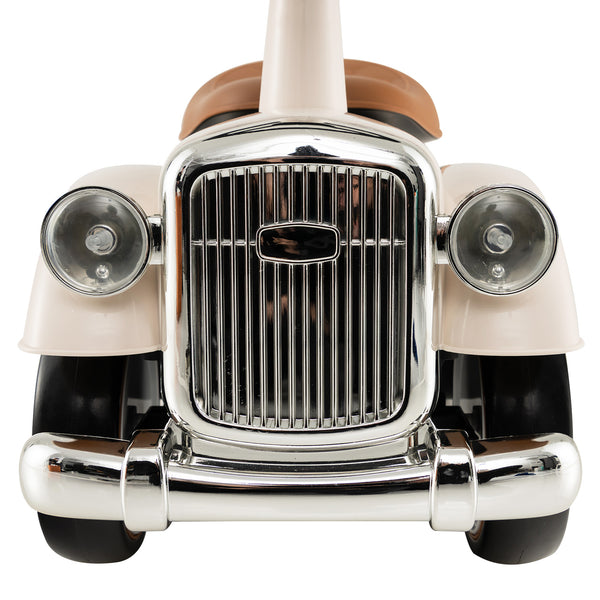 Kids Sit to Stand Vehicle with Working Steering Wheel and Under Seat Storage