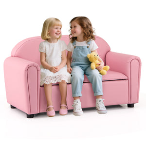Kids sofa armrest chair with storage, perfect for cozy bedding and sleep spaces, shown at angle 12.