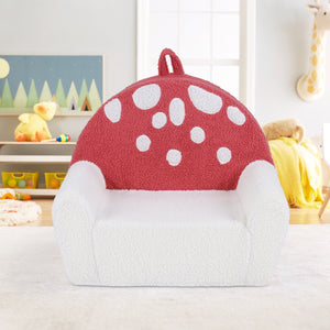 Kids Sofa Toddler Foam Couch with Soft Fleece Fabric Cover