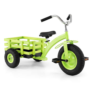 Kids Tricycle with 15 Inch Inflatable Rubber Tires