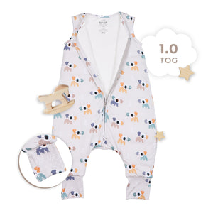 Limited Edition 1.0 TOG baby product in various patterns, showcased from angle 5. Perfect for cozy sleep.