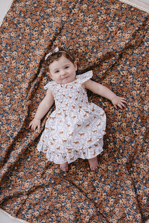 Pony Smocked Dress