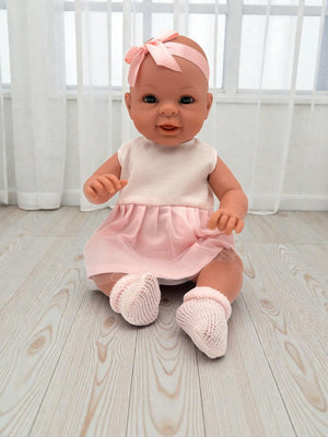 Bebenita 18" Baby Girl Doll | Unscented & Fully Clothed
