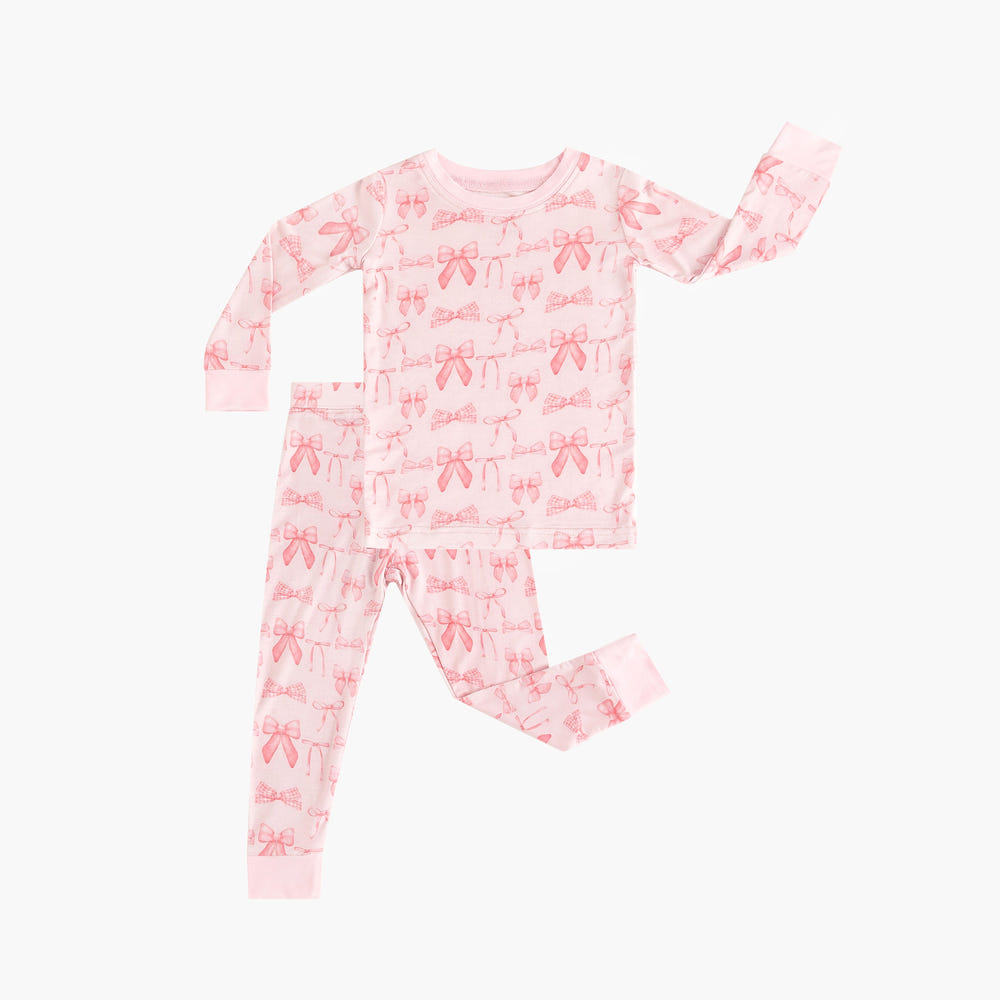 Pink Bows (Long Sleeve PJ)