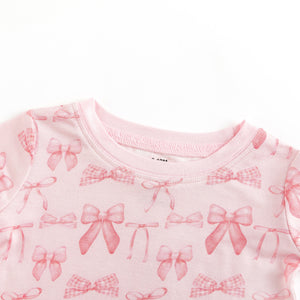 Pink Bows (Long Sleeve PJ)