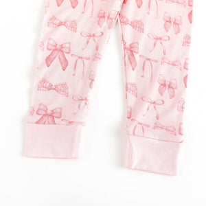 Pink Bows (Long Sleeve PJ)