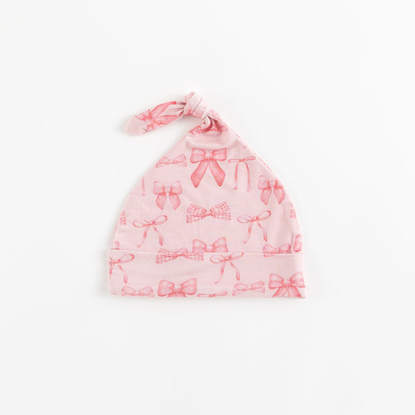 Pink Bows (Knotted Hat)