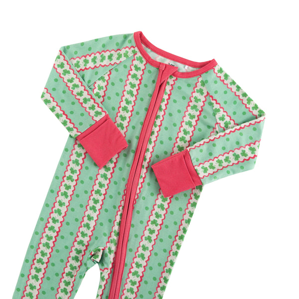 Lucky Clovers (Convertible Zip Footies)