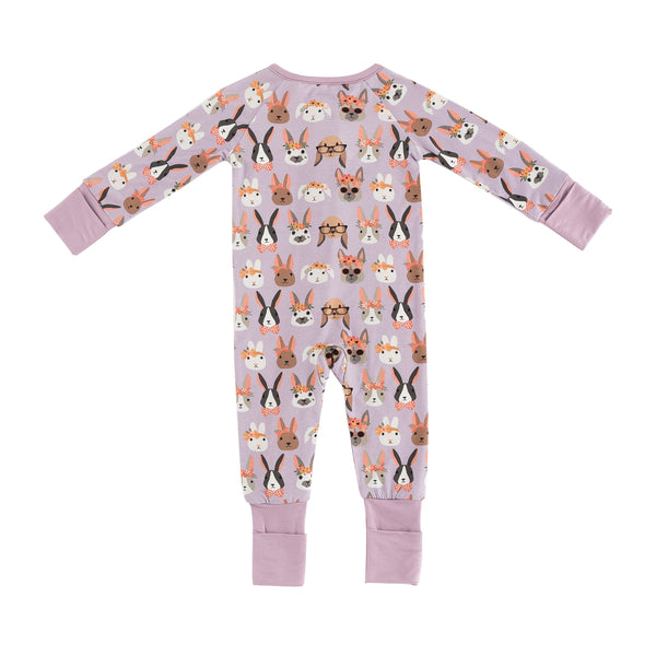Midsummer Bunnies (Convertible Zip Footies)