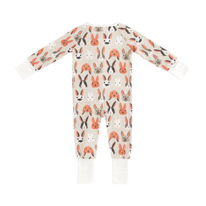 Bunny Crew (Convertible Zip Footies)