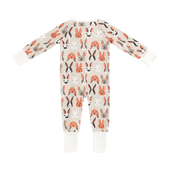 Bunny Crew (Convertible Zip Footies)