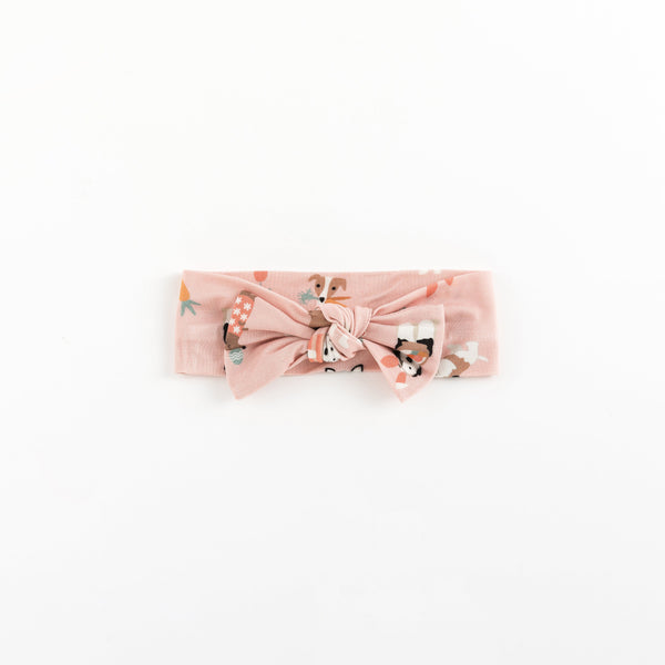 Puppy Egg Hunt (Bow Headband) - Pink