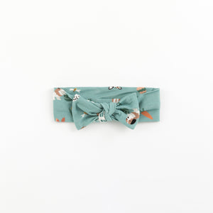 Puppy Egg Hunt (Bow Headband) - Aquamarine