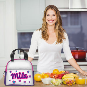 Picture this Bag! Kids Drawing Custom Lunch Tote Bag - Upload your Photo