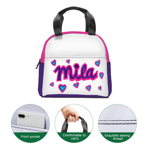 Picture this Bag! Kids Drawing Custom Lunch Tote Bag - Upload your Photo