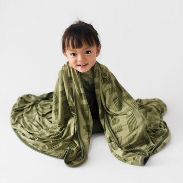 Kolton Bamboo Toddler Blanket - MOOGCO Baby