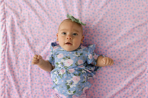 Lillian Floral Bamboo Peplum Top