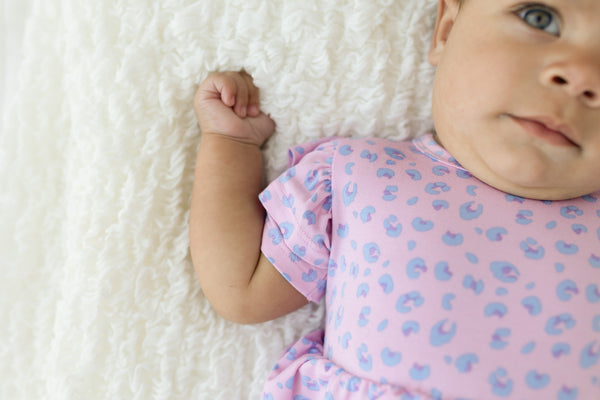 Lillian Leopard Bamboo Peplum Top