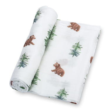 Cozy Bear Cub Baby Swaddle Blanket for comfortable and secure infant sleep. Perfect for newborns and infants.