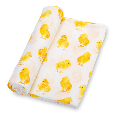 Peep Peep Baby Muslin Chicken Swaddle Blanket - MOOGCO Baby