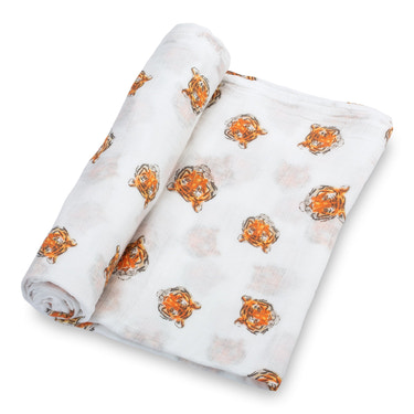 Tiger Baby Muslin Swaddle Blanket - MOOGCO Baby