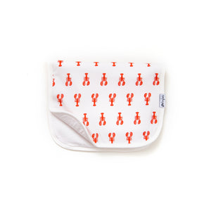 Maine Lobster Organic Burp Cloth