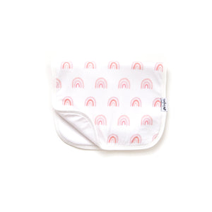 Pink Rainbow Organic Burp Cloth