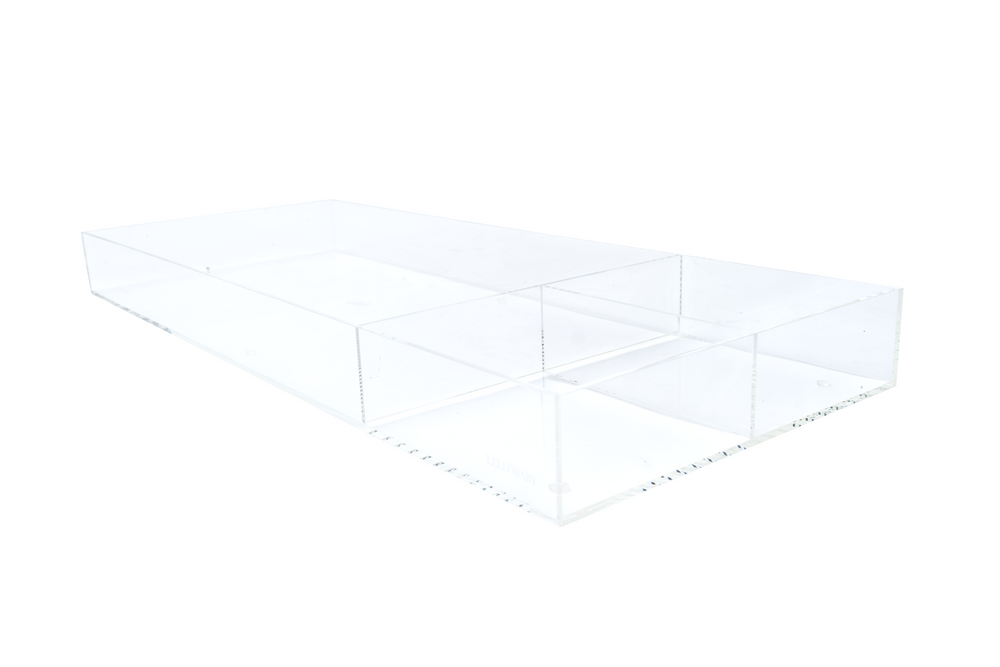 LELLOBABY™ 6mm Thick Premier Edition Acrylic Diaper Changing Tray PLUS+ for stylish and safe baby changing.