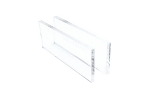 LELLobaby™ 6mm Thick Premier Edition Acrylic Diaper Changing Tray PLUS+ at an angle, stylish and functional for baby care.