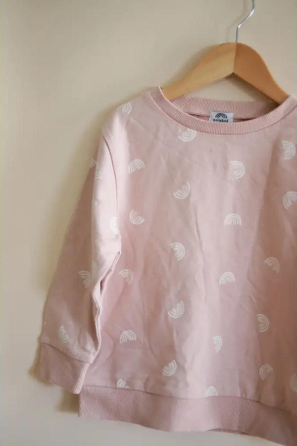 Baby Ditsy Rainbow Kids Pullover