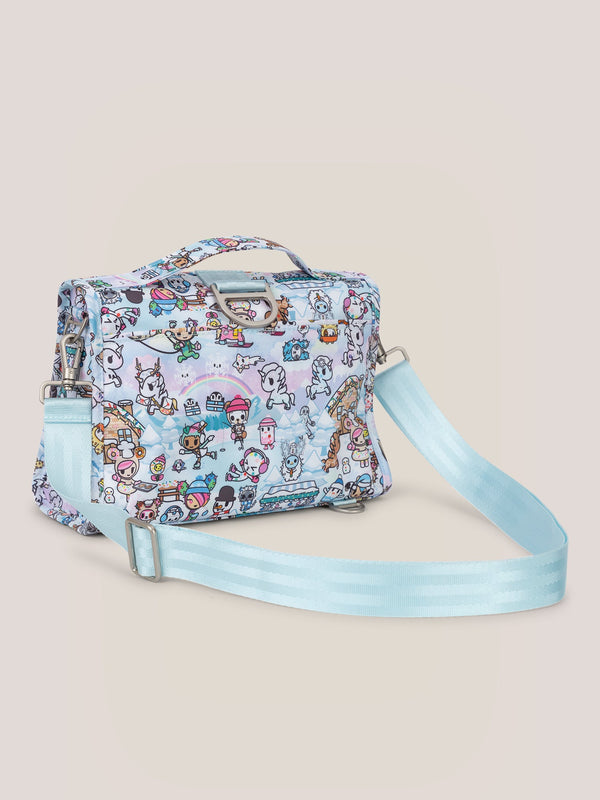 tokidoki Snow Day Bestie Small Messenger Handbag, Backpack — Ice Blue