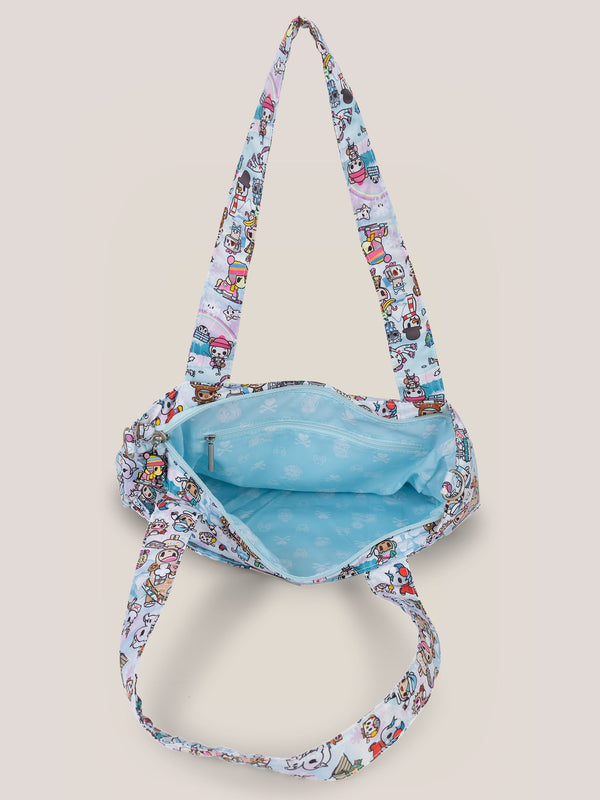 tokidoki Snow Day Be Light Diaper Bag Tote — Ice Blue