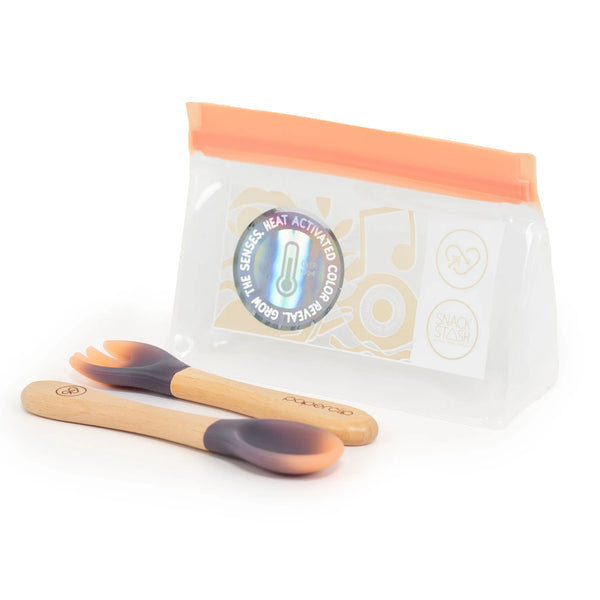 Color Changing Spoon & Spork Set