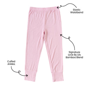 Lillian Pink Bamboo Leggings