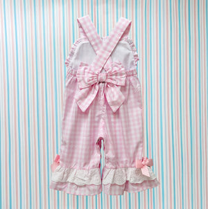 Girls Smocked First Birthday Longall - MOOGCO Baby
