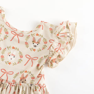 Bows & Bunnies (Twirl Dress)