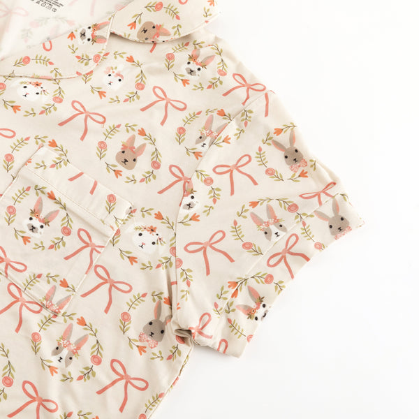 Bows & Bunnies (Women's Short Sleeve PJ)