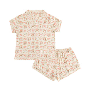 Bows & Bunnies (Women's Short Sleeve PJ)