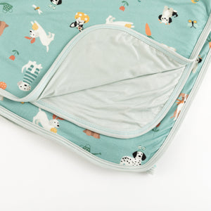Puppy Egg Hunt (Dream Blanket) - Aquamarine