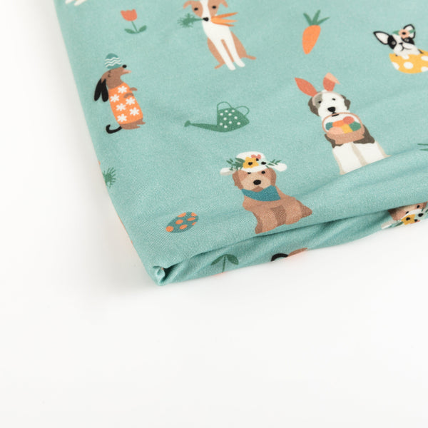 Puppy Egg Hunt (Dream Blanket) - Aquamarine