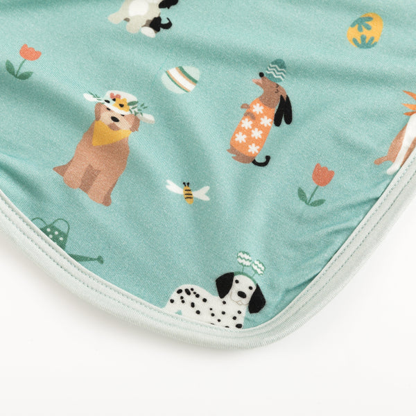 Puppy Egg Hunt (Dream Blanket) - Aquamarine