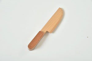 Wooden play food set for kids' kitchen, showcasing colorful pieces at an 18-degree angle. Perfect for imaginative play!