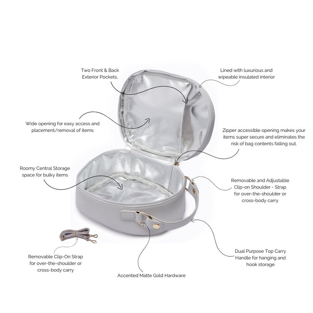 Classic Snack Bag | Stone Grey