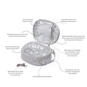 Classic Snack Bag | Stone Grey