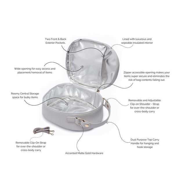 Classic Snack Bag | Stone Grey