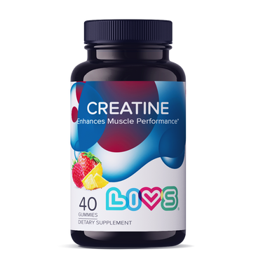 Strawberry and pineapple creatine powder for babies, promoting healthy growth and energy.
